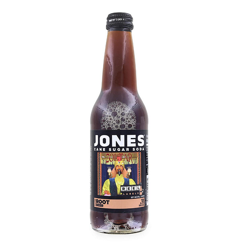 Zoltar AR Reel Label 12oz Jones Soda  Root Beer Image