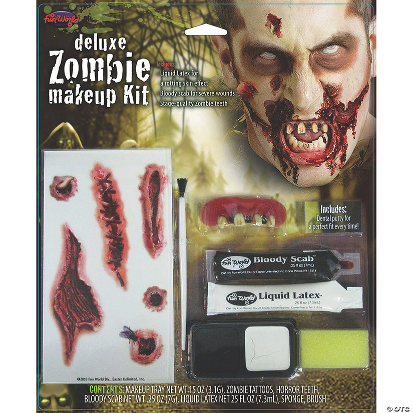 Zombie Deluxe Makeup Kit Image