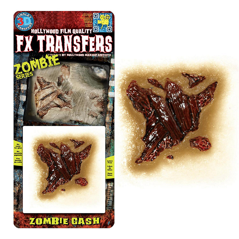 Zombie Gash Fx Transfer Costume Accessory Image