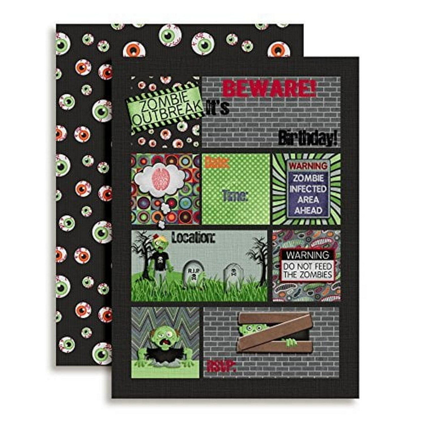 Zombie Outbreak Invitations 40pc. by AmandaCreation Image