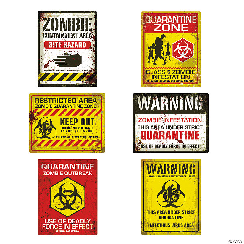 Zombie Poster Wall Decorations Image