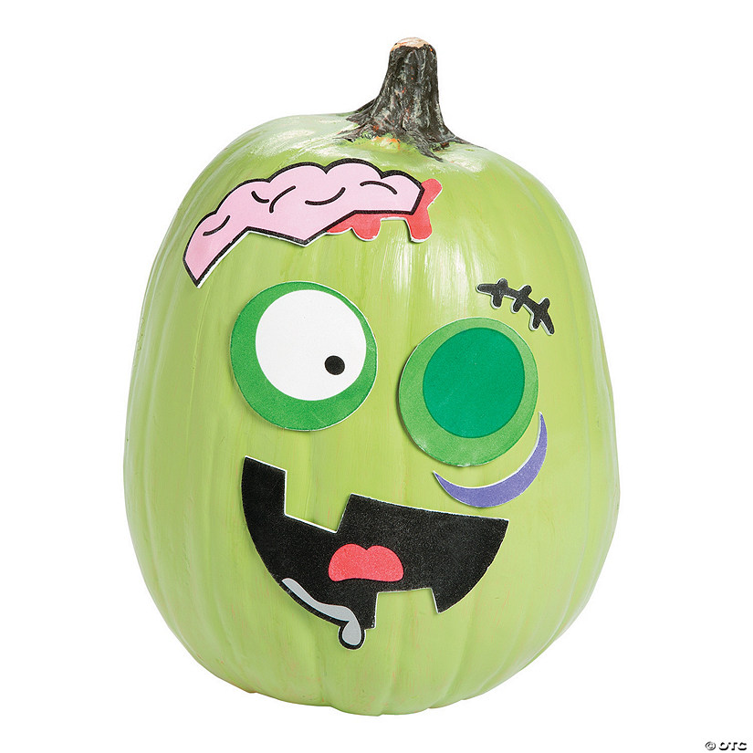 Zombie Pumpkin Decorating Craft Kit