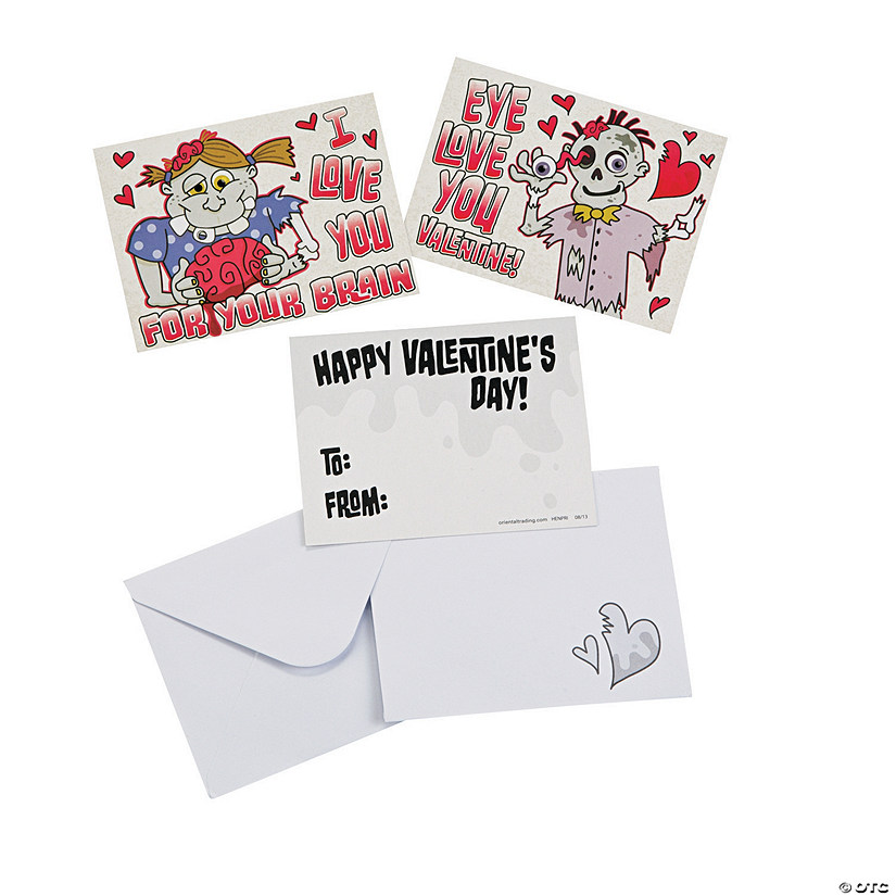 Zombie Valentine's Day Cards - Discontinued