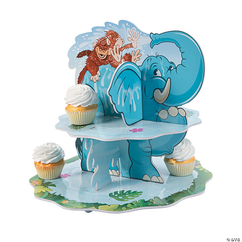 Zoo Adventure Cupcake Stand Image