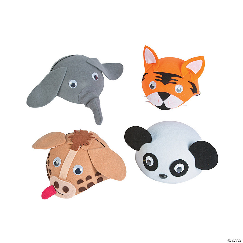 Zoo Animal Hats Assortment Discontinued