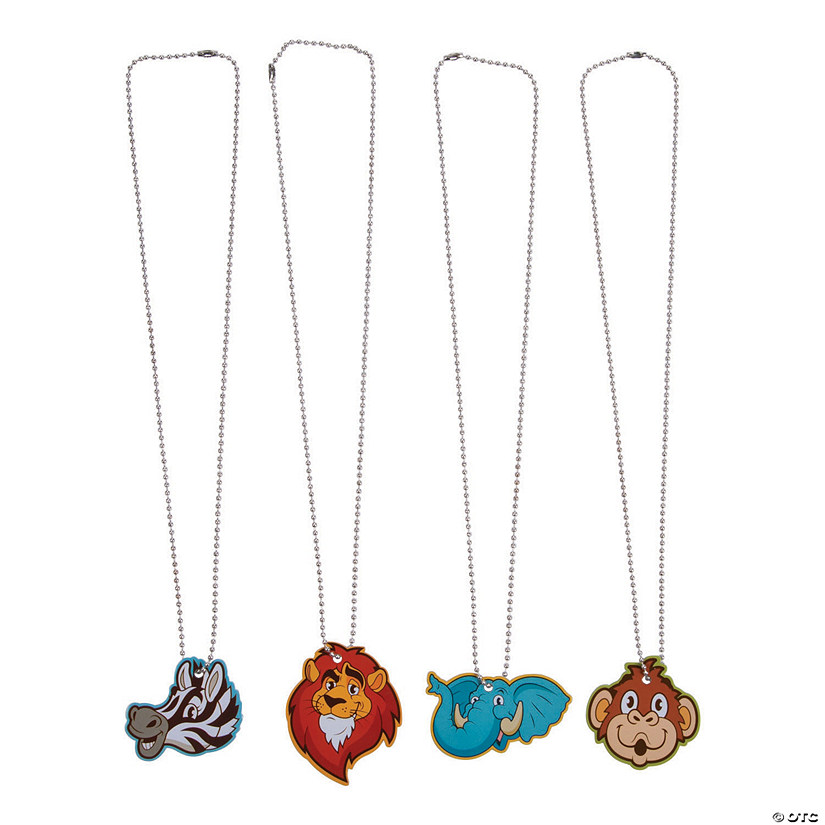 Zoo Animals Dog Tag Necklaces Oriental Trading