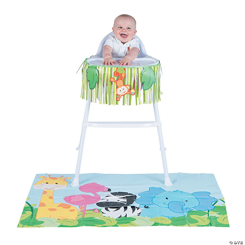 Zoo High Chair Decorating Kit - 2 Pc. Image