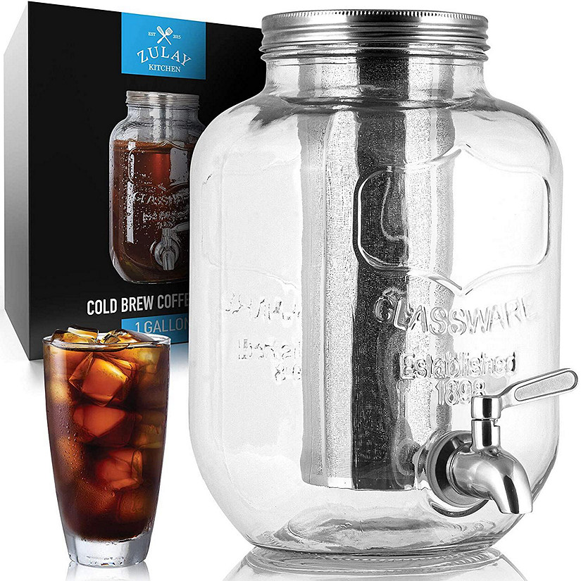 Zulay Kitchen Cold brew coffee maker 1 Gallon Image