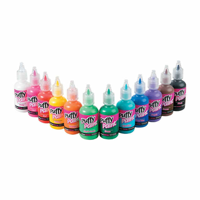  TULIP Puffy Paint Neon Bright 1 oz bottles - 12-pack