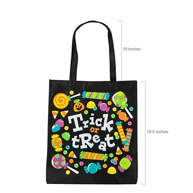 15 x 16 1/2 Large Trick-or-Treat Tote Bags - 12 Pc.