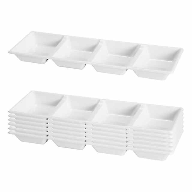 Oriental Trading Company Disposable Plastic Serving Tray for 3 Guests