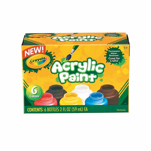 Acrylic Paint - Premium Acrylic Medium Green Paints, 4-fl.oz. - 6 Pack