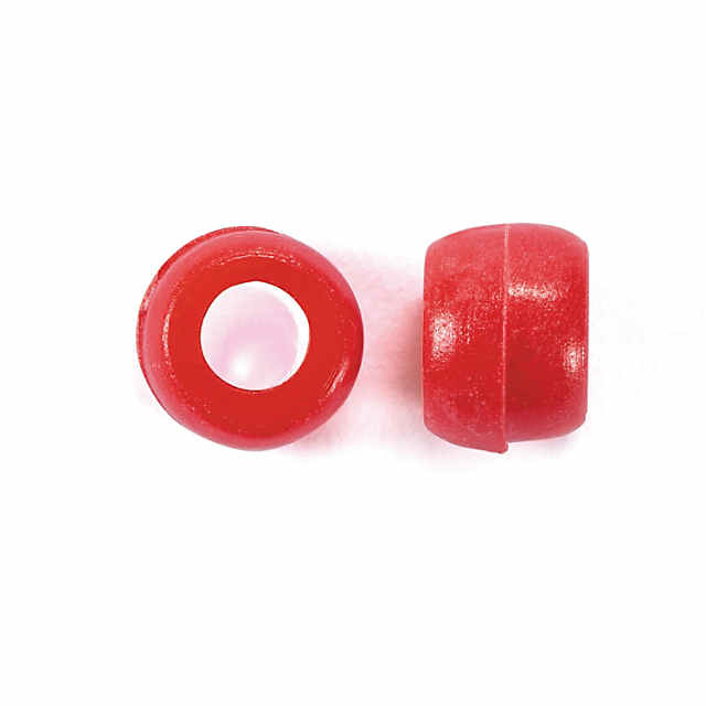 6mm 1/2 Lb. of Solid Color Pony Beads - 1000 Pc.