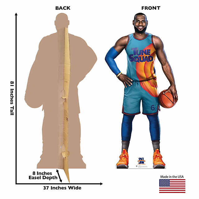 81 Space Jam: A New Legacy Lebron Life-Size Cardboard Cutout Stand-Up