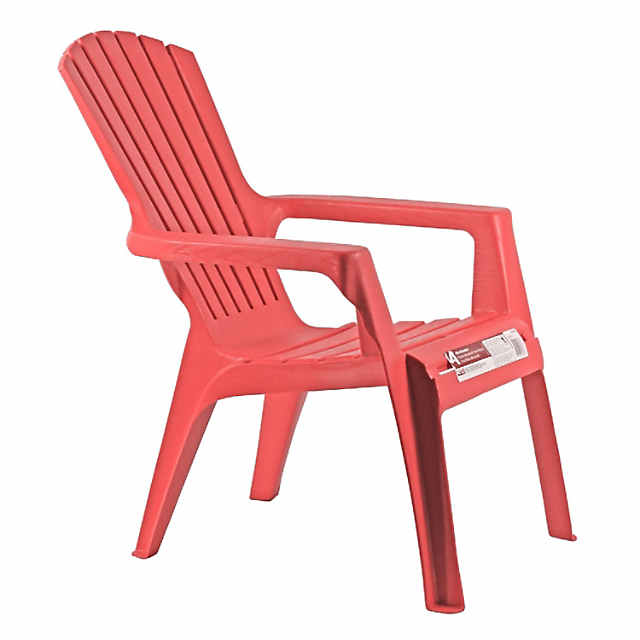 Adams 8460 26 3731 Kid s Adirondack Stacking Chair Cherry Red