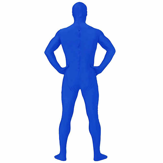 AltSkin Full Body Stretch Fabric Zentai Suit Costume - Blue (Kid Large)