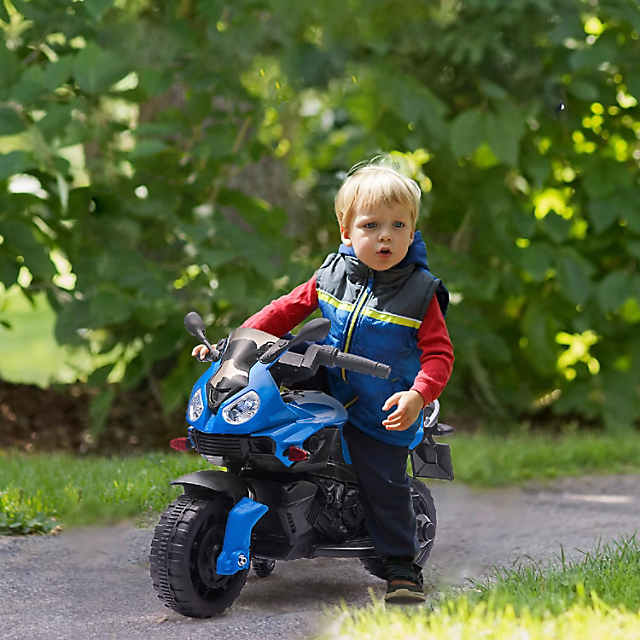 6V 3 Wheel Kids Motorcycle-Blue