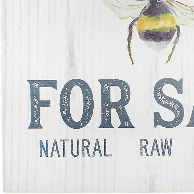 Farmhouse Gold Bumble Bee Sign, Bee Wall Decor, Farmhouse Honey