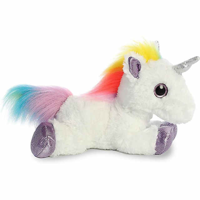 Aurora Flopsie - Rainbow Unicorn 12in
