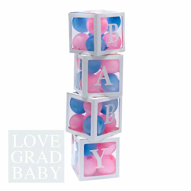 1st Birthday Decoration Balloon Boxes ONE Balloon Boxes Balloon Blocks 3pc  Next Day Delivery Available 
