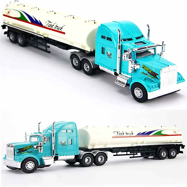 Big Daddy - Friction Powered Big Rig Semi Truck Transport Tanker Truck Toy