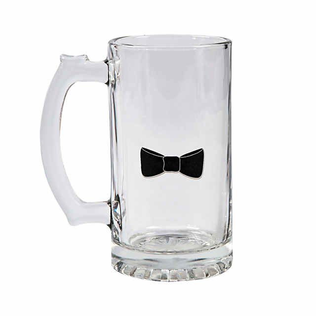 Etched Glass Beer Mug, Bear Mountain, Groomsmen Gifts for Mountain