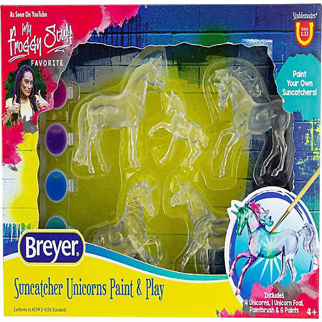 Breyer Suncatcher Unicorn Paint & Play Kit