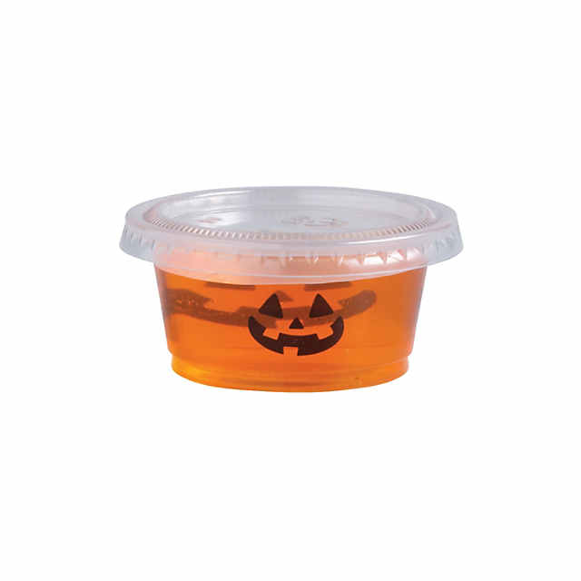 Bulk 100 Ct. Small Clear Plastic Gelatin Shot Cups with Lids