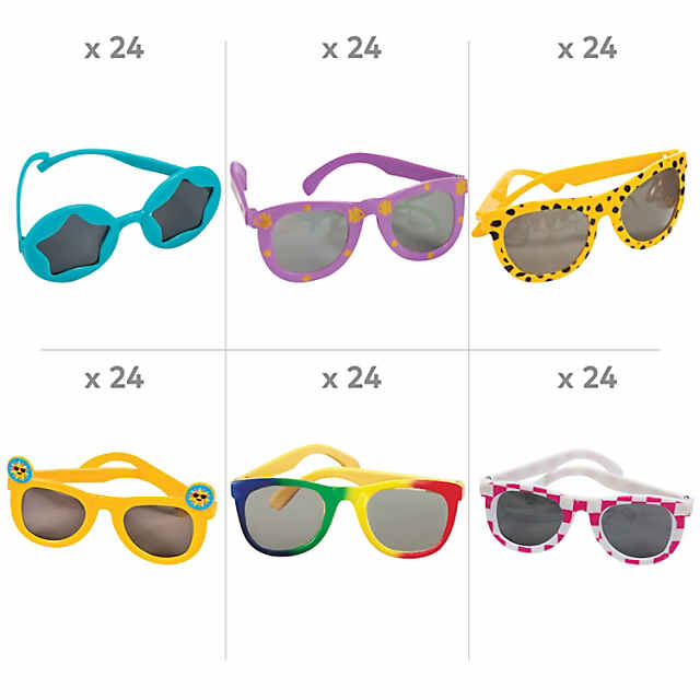 Bulk 144 Kids Shaped Glasses Assortment Oriental Trading