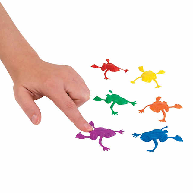 1 Box of Plastic Jumping Frogs, Including 12,Parent Child Interactive  Jumping Frogs Mini Plastic Jumping Frogs for Kids - AliExpress