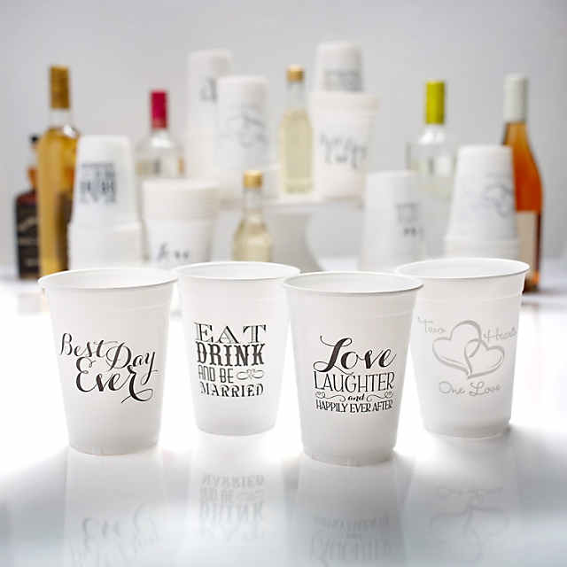 Bulk 50 Ct. Let's Party Disposable Plastic Cups