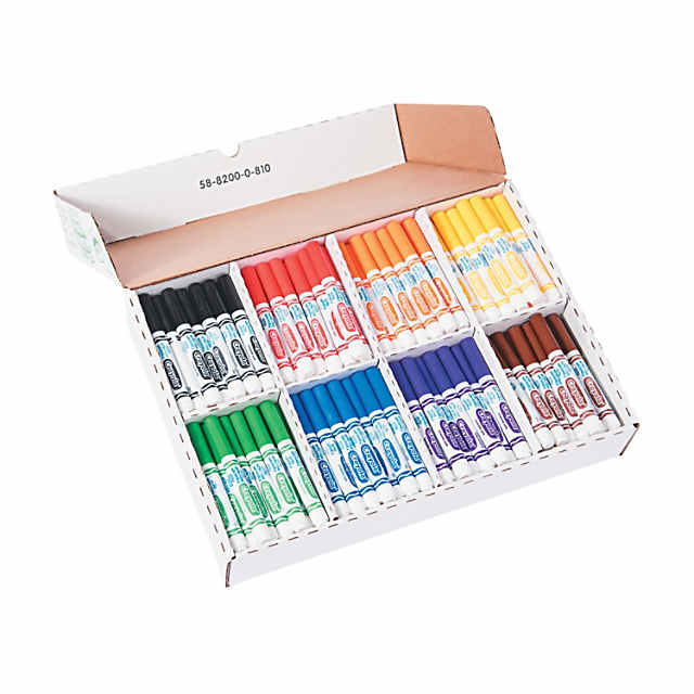 Ultra-Clean Washable Markers for Kids Classpack – Art Therapy