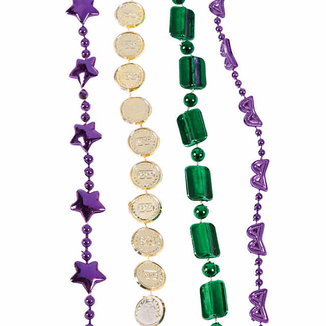 Bulk 250 Mardi Gras Bead Necklace Assortment Oriental Trading