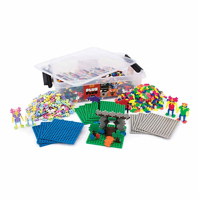  PLUS PLUS - Open Play Set - 600 Piece - Basic Color