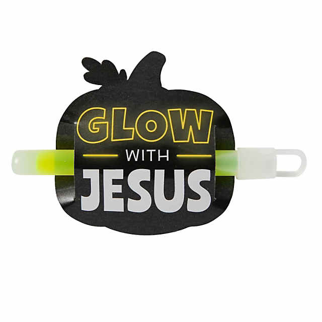 Bulk 50 Pc. Glow with Jesus Glow Sticks