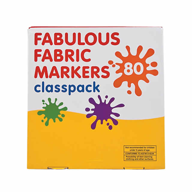  Crayola 10-Pack Fabric Markers : Toys & Games