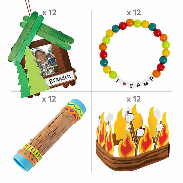 Camping end of year icebreaker game Activities BUNDLE crafts