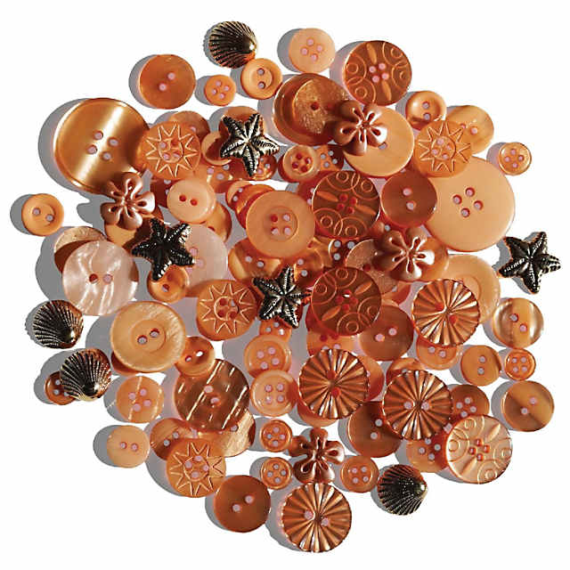 Buttons Galore and More Flower Shaped Novelty Buttons for Sewing & Craft -  48 Buttons