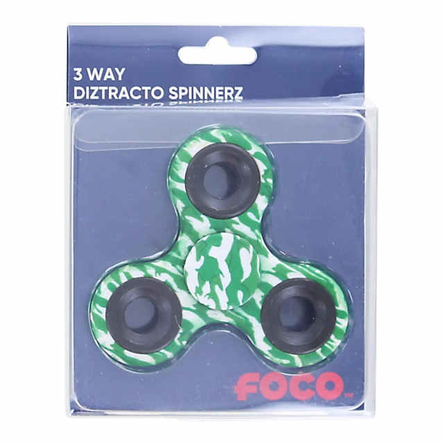 Majestic Sports and Entertainment Camo Fidget Spinner | Green