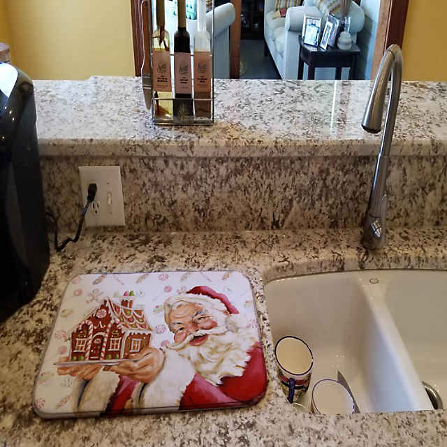 Christmas Dish Mat 