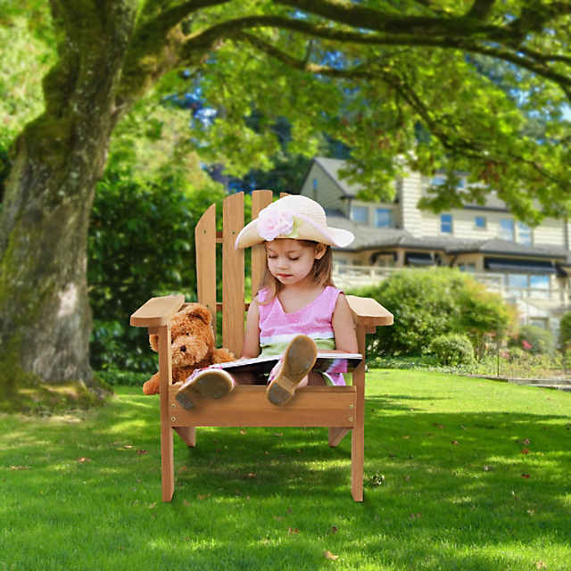 Child adirondack chair online wood