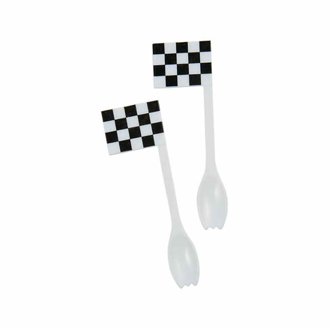 144 Race Car Cupcake Food Picks Checkered Racing Flags BIRTHDAY Party