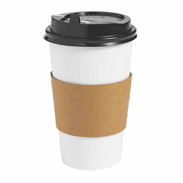 Coffee Cup Sleeves, Wedding, Party Supplies, 24 Pieces, Beige 14092172