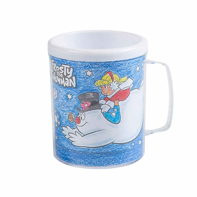 8 oz. Small Frosty the Snowman™ Disposable Paper Coffee Cups with