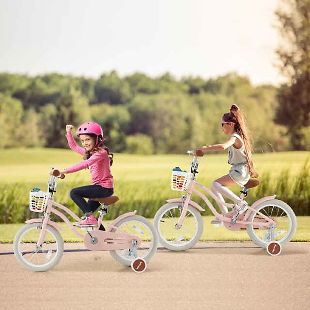 8 year old best sale bike with training wheels