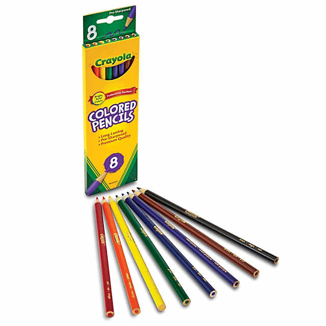  Crayola Colored Pencils, 12 Count, Colored Pencil Set : Toys &  Games