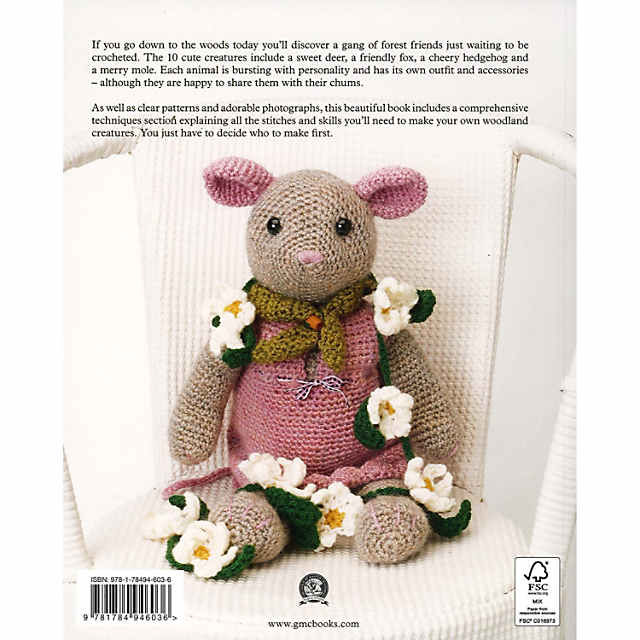 Cute Crocheted Woodland Creatures Book