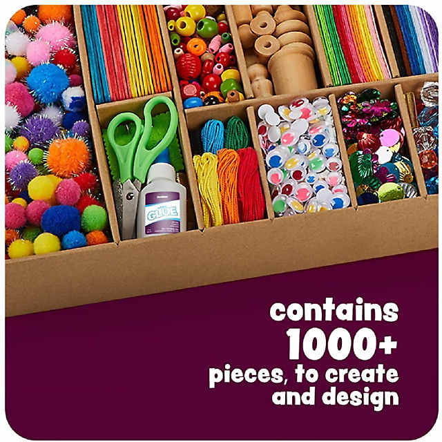Perfect Chanukah Gift: Arts And Crafts Supplies Kit For Kids- 1500+ Piece  Box Of Crafting Supplies From ! Plus Exclusive Code For DansDeals  Readers! 