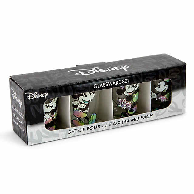 Disney Mickey and Minnie Mouse Set of 2 Glasses