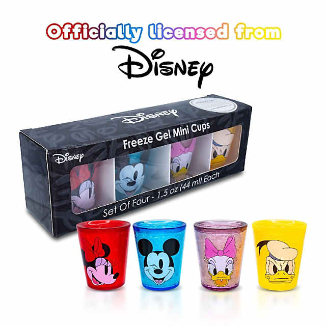 Disney Mickey Mouse and Friends Faces 1.5-Ounce Freeze Gel Mini Cups | Set of 4